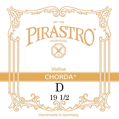 CHORDA violin D string, gut, medium, 19-1/2