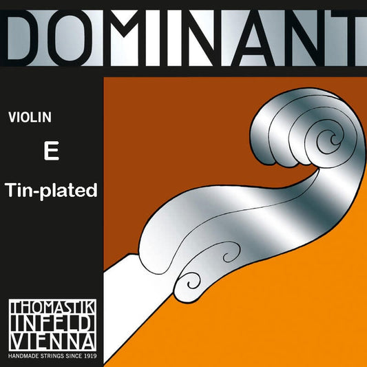 DOMINANT violin E string by Thomastik-Infeld, tin-plated, removable ball-end, 4/4 only
