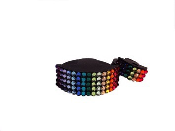 Baroque Bling Viola Mute ''Rainbow'' Swarovski Crystals