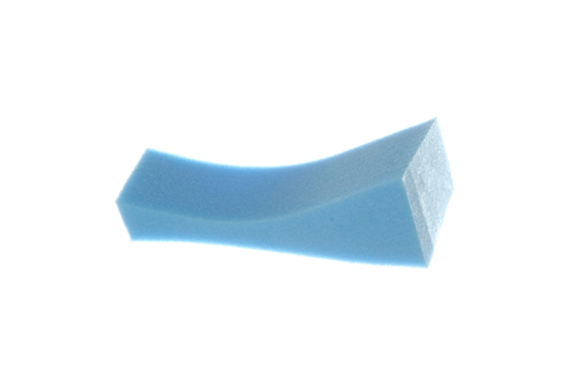 Large Poly-Pad sponge shoulder rest, blue extra firm | Metzler Violins