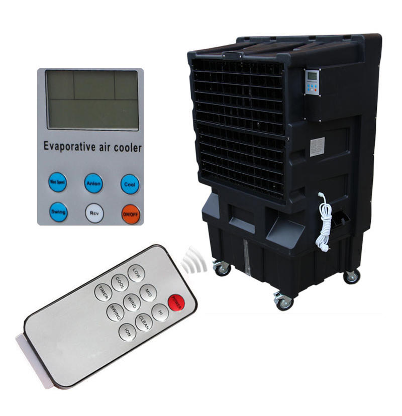 Manual Industrial Water Air Cooler With 80L Water Tank